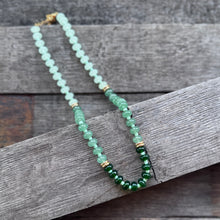 Green Necklace - Beaded