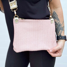 Go Small Crossbody Bag with Statement Strap - Blush