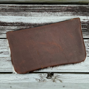 [raleigh leather] Clutch - Tricolor + Caramel