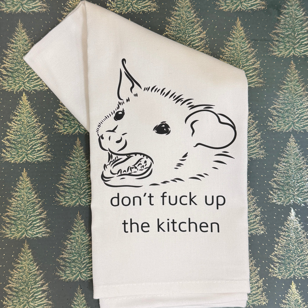 Tea Towel - Don’t fuck up the kitchen