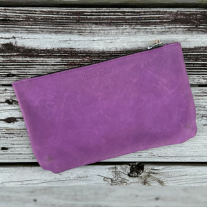 [raleigh leather] Clutch - Violet