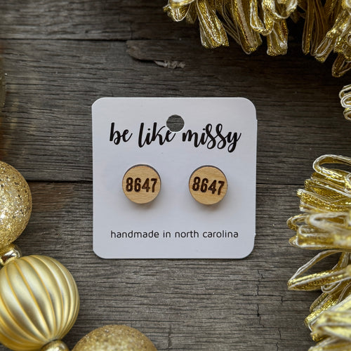 2547 Wooden Earrings