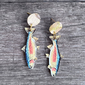 fish lure earrings Rainbow Trout Is Inspired by Southern Fishing Lures, Fig. 86. Tungsten Weights Size:BC-4000