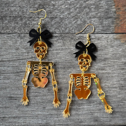 Miss Skelly - Gold Mirror