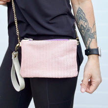 Mini Zippered Blush Bag - Floral Back