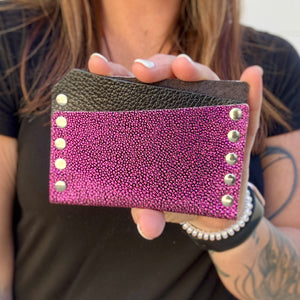 Card Wallet - Pink Stingray - 2