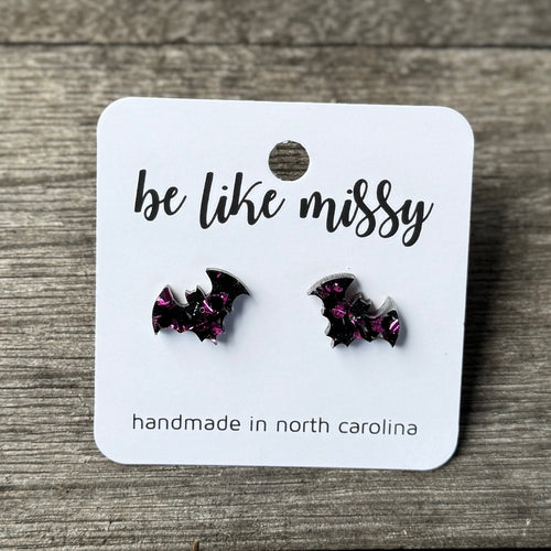 Halloween Studs - Bats