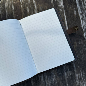 Leather Journal Cover - Dark Brown