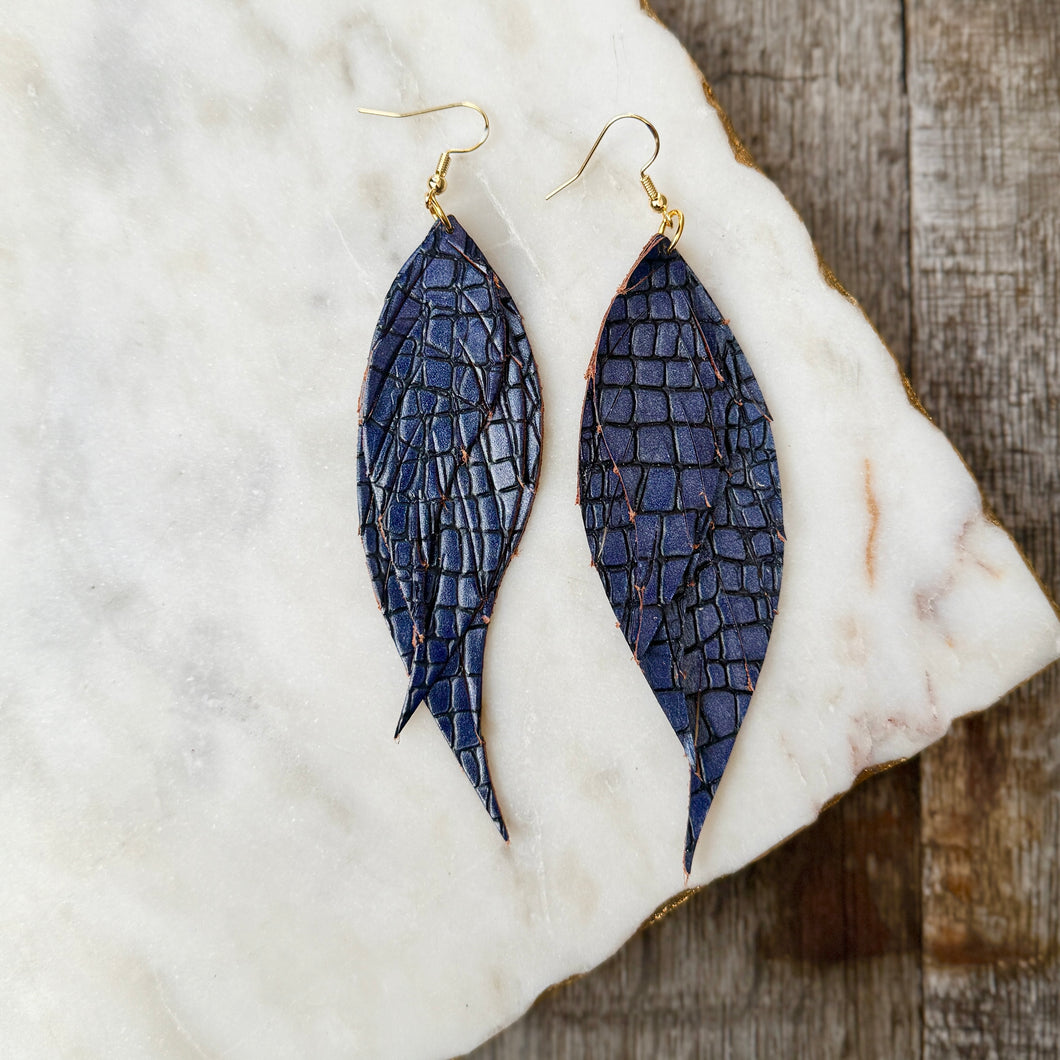 Wings of an Angel - Small - Dark Blue Snake