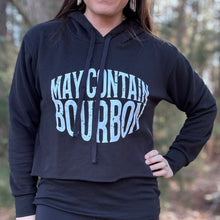 May Contain Bourbon Crop Hoodie