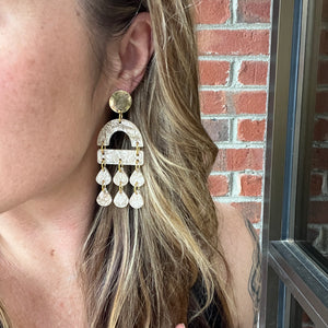 Scarlett Chandelier Earrings -  Cocktail Party - Acrylic Earrings