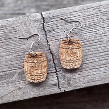 Bourbon Barrel Earrings - Wood Earrings