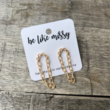 Chain Hoops - Gold