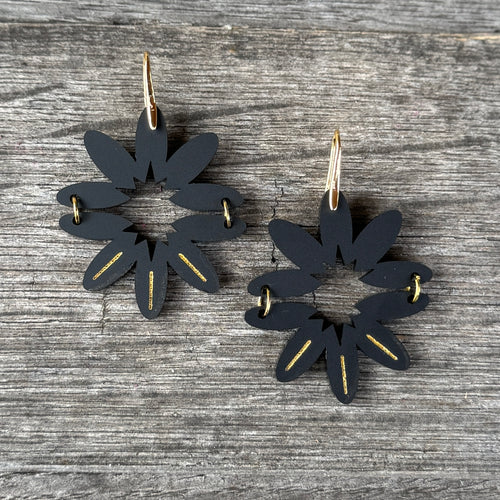 Daisy Stacks - Matte Black