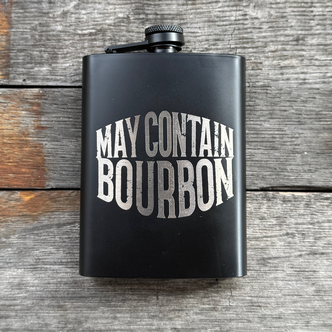 Flask - May Contain Bourbon