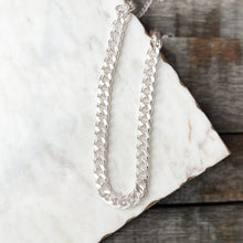 Chunky Chain Necklace - Matte Silver