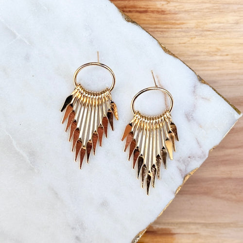 Fringe Statement Studs