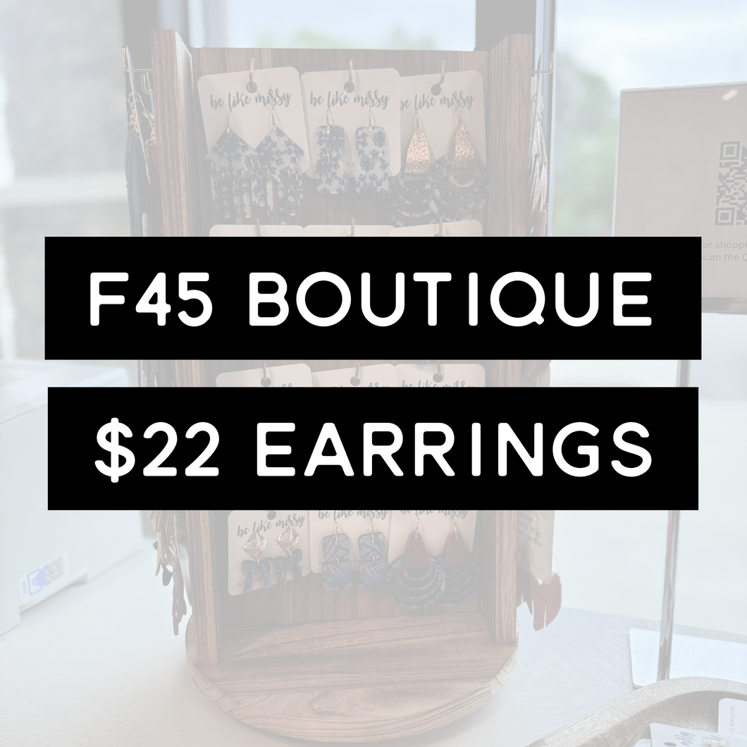 EARRINGs ASSORTED - $22 - F45boutique