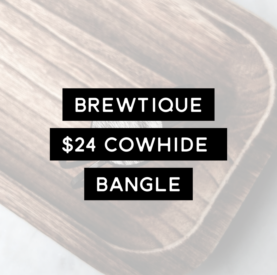 Cowhide Bangles - BREWtique