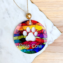Pet Ornament - Paw Print - Acrylic