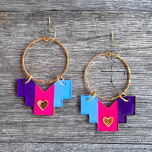 Stella - Polyamory Pride Earrings