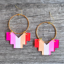Stella -Lesbian Pride Earrings