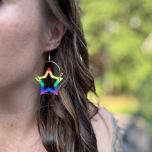 Star Rainbow Remix Hoops