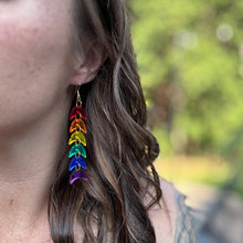 Rainbow Cascading Waves