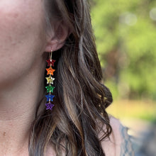 Rainbow Cascading Stars