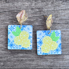 Italian Summer - Lemon Earrings