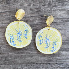 Italian Summer - Crawfish Earrings