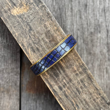 Leather + Brass Stacking Bangles