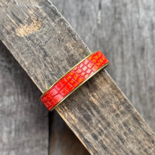 Leather + Brass Stacking Bangles