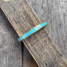 Leather + Brass Stacking Bangles