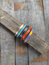 Leather + Brass Stacking Bangles