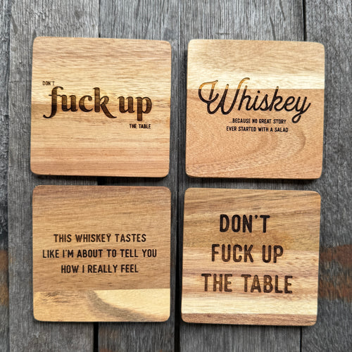 Acacia Wood Coasters