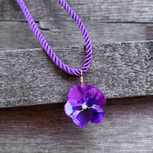 Garden Party Necklace - Rope Style - Pansy