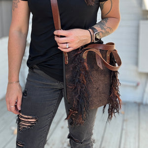 Go Everywhere Handled - MINI - Vintage Kilim - Crossbody Bag