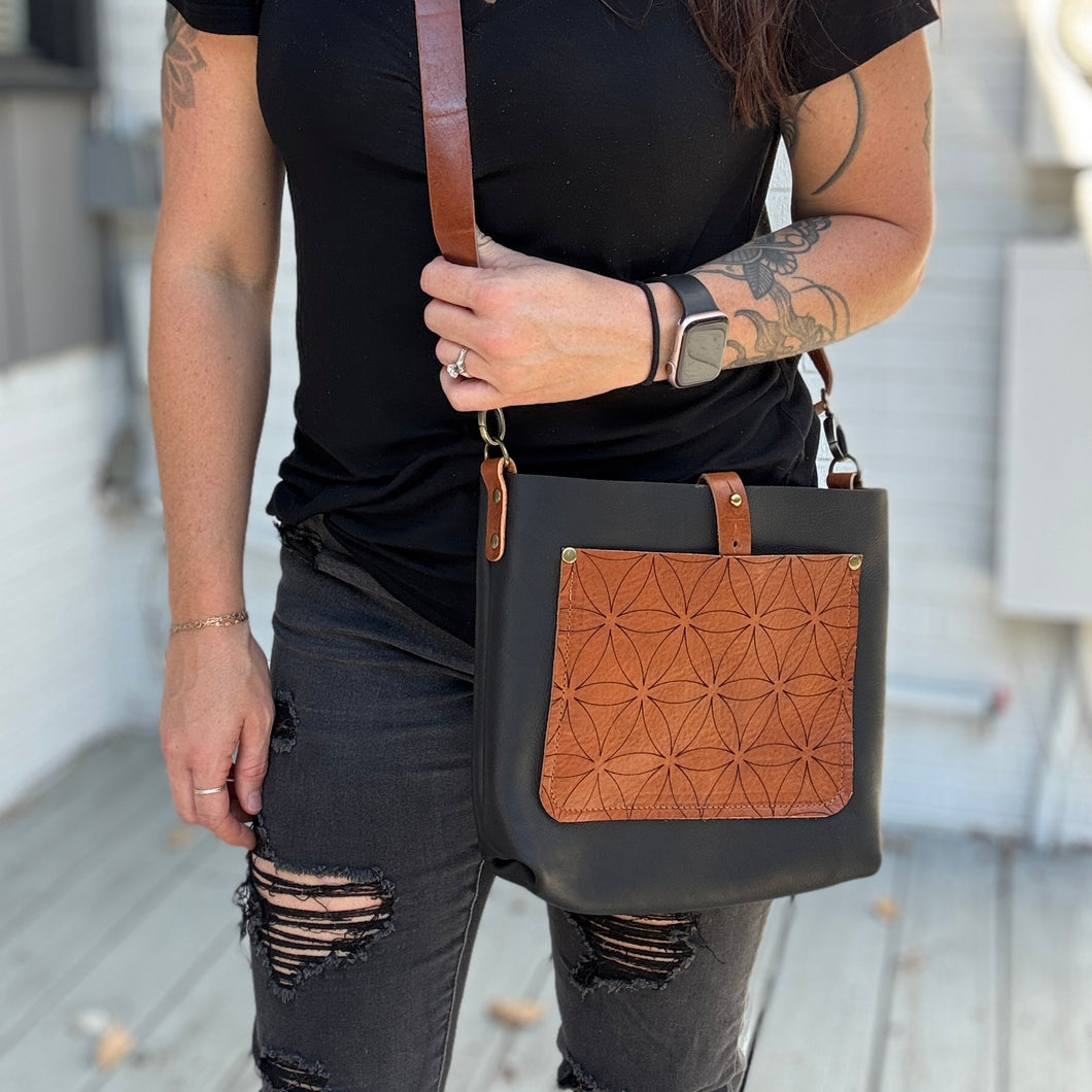Go Everywhere MINI - Flower of Life - Crossbody Bag