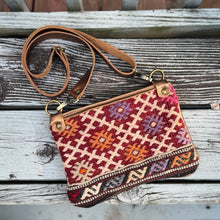 Go Small Zippered Crossbody - Bronze + Kilim