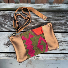 Clutch Sized Zippered Crossbody - Bronze + Kilim