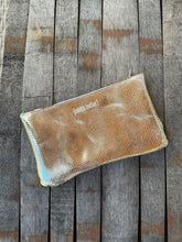 [raleigh leather] Clutch - Silver Acid Wash