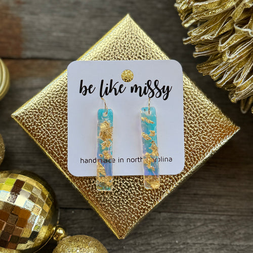 Opalite Bars - Acrylic Earrings