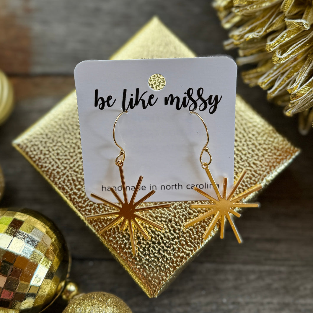 Starburst Drops - Gold