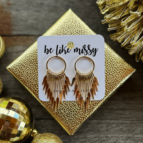 Fringe Statement Studs