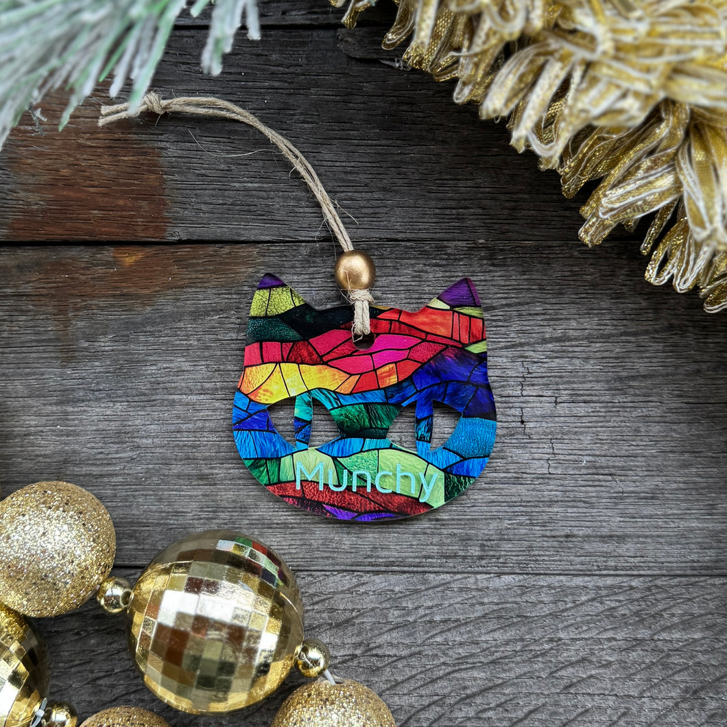 Pet Ornament - Cat - Acrylic