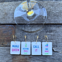 Mahjong Wine Charms - Mahjong Hostess Gift