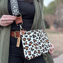 Go Small Zippered Crossbody - Leopard with Fancy Strap