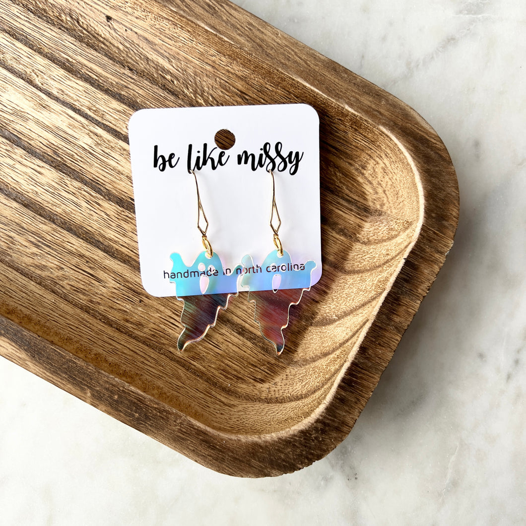 Spooky - Betty - Ghost Acrylic Earrings