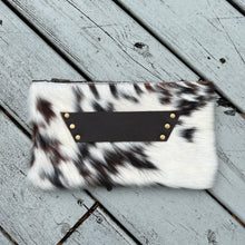 The Raleigh Leather Clutch - TRICOLOR